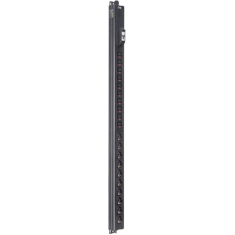Блок распределения питания BASE PDU PV1111 25U 1ф 16А 10SCHUKO 10C13 2.6м SCHUKO ITK BS-PV12-10D-10C13-11 Блок распределения питания BASE PDU PV1111 25U 1ф 16А 10SCHUKO 10C13 2.6м SCHUKO ITK BS-PV12-10D-10C13-11