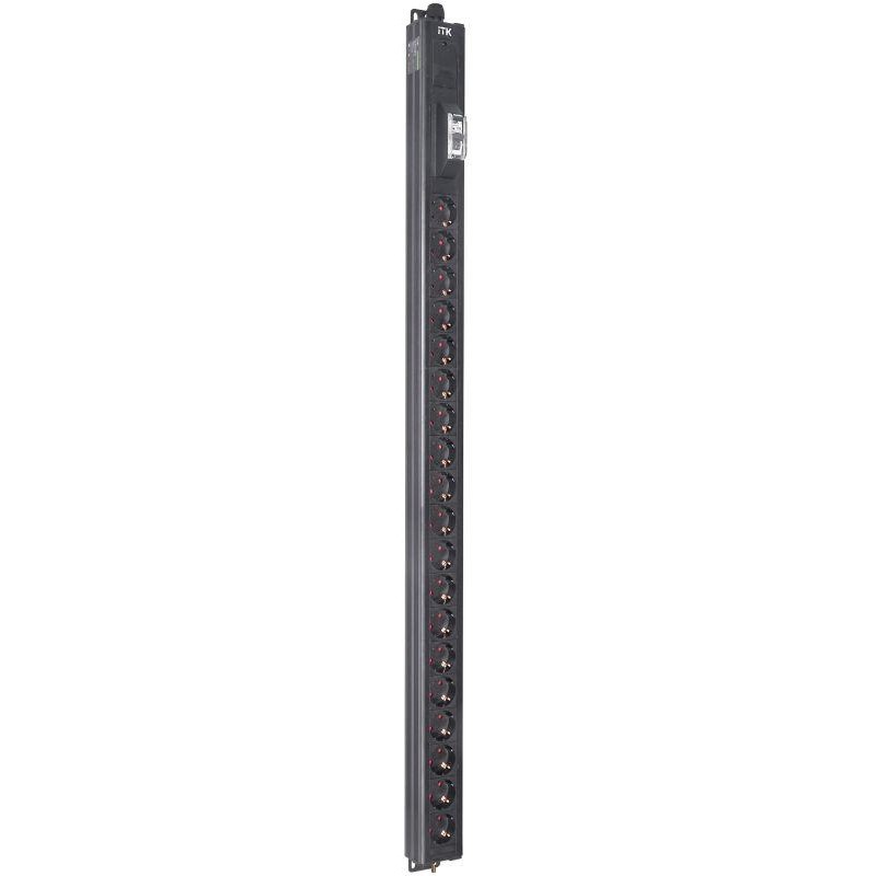 Блок распределения питания BASE PDU PV0111 25U 1ф 16А 19SCHUKO 2.6м SCHUKO ITK BS-PV12-19D-11 Блок распределения питания BASE PDU PV0111 25U 1ф 16А 19SCHUKO 2.6м SCHUKO ITK BS-PV12-19D-11