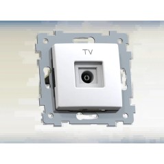 Розетка телевизионная TV Мария РТВ1-457 механизм бел. Кунцево 110024