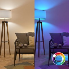Лампа светодиодная умная Smart Home 5Вт свеча 2700-6500К E14 470лм RGBW + измен. цветов. темпер.+ диммир. управление по Wi-Fi GA