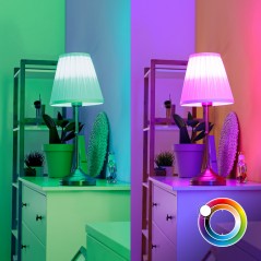 Лампа светодиодная умная Smart Home 5Вт свеча 2700-6500К E14 470лм RGBW + измен. цветов. темпер.+ диммир. управление по Wi-Fi GA