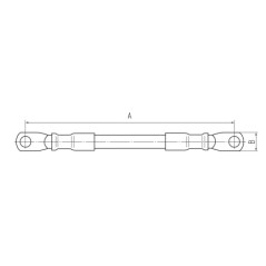 Перемычка заземления кругл. изол. ПЗКи-16-500 Fortisflex 82729
