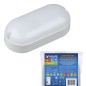 Светильник светодиодный ULW-Q225 8W/6500К IP65 WHITE влагозащ. Овал дневной свет 6500К 165х80мм бел. Volpe UL-00005133