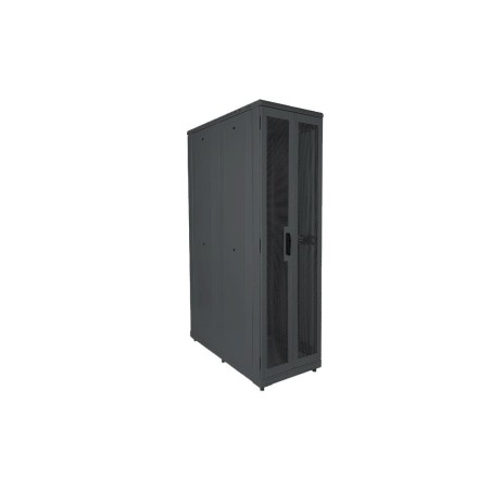 Шкаф телекоммуникационный напольный серверный 19дюйм 42U(600х1000) ШТ-НП-С-42U-600-1000-П2П-Ч передняя дверь перфор. задняя перф