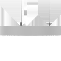Светильник светодиодный SOL P 600 WH LED 4000К подвесной (low lumen) СТ 1470000250