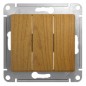 Выключатель 3-кл. СП Glossa 10А IP20 (сх. 1+1+1) 10AX механизм дерево дуб SE GSL000531 Выключатель 3-кл. СП Glossa 10А IP20 (сх. 1+1+1) 10AX механизм дерево дуб SE GSL000531