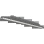 Светильник светодиодный SLICK LED G2 20W OPL 840 HG with driver box/matt tempered glass СТ 1631005650