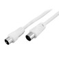 Шнур TV Plug - TV Jack 5м бел. Rexant 18-0005