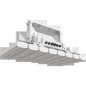 Светильник светодиодный FORWARD 1100W D30 957 WH SB СТ 1864003260