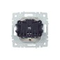 Розетка BRITE РСбш10-3-БрЖ 16А IP20 с заземл. защ. шторки с крышкой механизм жемчуж. IEK BR-R16-16-K36
