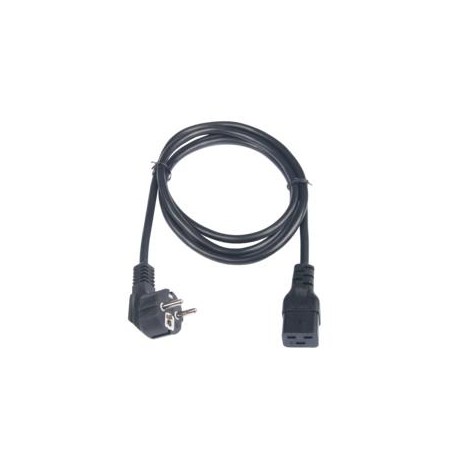 Кабель питания CEE 7/7 евровилка с заземл./ разъем C19 IEC 60320 3х1.5кв.мм 250В 16А 1.8м черн. TLK TLK-PCC16-018