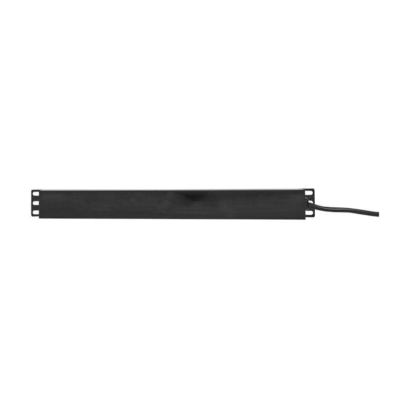 Блок PDU TERACOM PRO 19дюйм 1U 16А/250В 9 роз. Schuko шнур 2м 3х1.5кв.мм вилка Schuko корпус алюм. черн. EKF TRP-HPD-16A-9SH-2MS