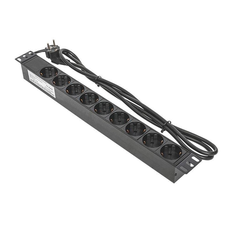 Блок PDU TERACOM PRO 19дюйм 1U 10А/250В 9 роз. Schuko шнур 2м 3х1.5кв.мм вилка C14 корпус пластик черн. EKF TRP-HPD-PL-10A-9SH-2 Блок PDU TERACOM PRO 19дюйм 1U 10А/250В 9 роз. Schuko шнур 2м 3х1.5кв.мм вилка C14 корпус пластик черн. EKF TRP-HPD-PL-10A-9SH-2