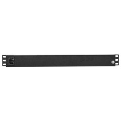 Блок PDU TERACOM PRO 19дюйм 1U 10А/250В 8 роз. Schuko с выключат. без шнура питания вх. разъем C14 корпус алюм. черн. EKF TRP-HP