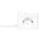 Удлинитель "Куб" 2х1.3м USB + 2Type C с быстрой зарядкой подставкой под телефон и ночником 1кв.мм EKF UBA-CUB-2-FC