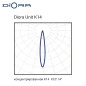 Светильник светодиодный Unit 85/11500 К14 11500лм 85Вт 3000К IP67 0.95PF 70Ra i Кп«1 консоль Diora DU85K14-3K-I-C