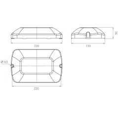 Светильник светодиодный Луна GP 12/1500 1500лм 12Вт 5000К IP65 80Ra Кп«5 Diora DL12-GP-5K