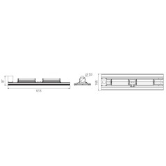 Светильник светодиодный Unit PRO 170/25500 Ш3 25500лм 170Вт 3000К IP67 0.95PF 70Ra Кп«1 консоль Diora DUPRO170Sh3-3K-C