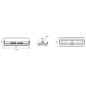 Светильник светодиодный Unit DC Ex NB 90/9000 Ш 9000лм 88Вт 5000К IP66 70Ra Кп«1 лира Diora DUDCExNB90Sh-5K-L