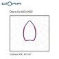 Светильник светодиодный Unit DC Ex 55/7000 K60 7000лм 55Вт 3000К IP66 70Ra Кп«1 консоль Diora DUDCEx60K60-3K-C