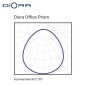 Светильник светодиодный Office SE 40/5200 prism 5200лм 40Вт 6000К IP40 0.95PF 80Ra Kп«1 Diora DOSE40-P-6K-N