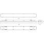 Светильник светодиодный LPO/LSP SE 55/7500 opal 7500лм 55Вт 6000К IP65 0.95PF 80Ra Kп«1 Diora DLPOSE55-O-6K-N