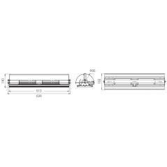 Светильник светодиодный Unit Ex NB 150/18000 K60 18000лм 150Вт 3000К IP66 0.98PF 70Ra Кп«1 лира Diora DUExNB150K60-3K-L