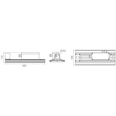Светильник светодиодный Unit DC Ex 110/13000 K10 13000лм 110Вт 5000К IP66 70Ra Кп«1 консоль Diora DUDCEx120K10-5K-C