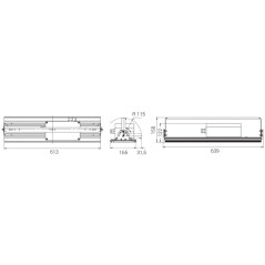 Светильник светодиодный Unit Ex 150/18000 К60 150Вт 4000К IP66 18000лм 0.98PF 70Ra Кп«1 лира Diora DUEx150K60-4K-L