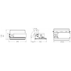 Светильник светодиодный Unit DC Ex 32/3000 Ш 3000лм 32Вт 3000К IP66 70Ra Кп«1 лира Diora DUDCEx32Sh-3K-L