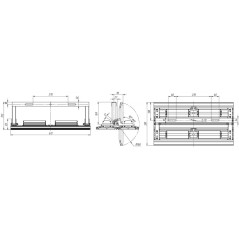 Светильник светодиодный Unit2 2Ex 260/36000 К60 36000лм 260Вт 3000К IP67 0.95Pf 80Ra Кп«1 лира Diora DU2Ex260K60-3K-L