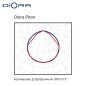 Светильник светодиодный Piton 90/12000 Д прозр. 12000лм 90Вт 3000К IP65 0.95PF 80Ra Кп«1 Diora DP90D-PZ-3K