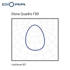 Светильник светодиодный Quadro 135/20000 Г80 135Вт 4000К IP54 20000лм 0.95PF 80Ra Кп«5 лира аварийн. Diora DQ135G80-4K-L-A
