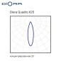 Светильник светодиодный Quadro 35/4800 K25 4800лм 35Вт 5000К IP65 80Ra Кп«5 лира Diora DQ35K25-5K-L