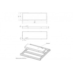 Светильник светодиодный NPO IP65 SE Mini 20/2700 microprism 2700лм 20Вт 6000К IP65 0.95PF 80Ra Kп«1 Diora DNPOIP65SEMini20-MP-6K