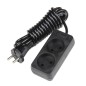 Удлинитель 2х3м без заземл. Standart S-CD2-3 Black черн. Uniel UL-00003603 Удлинитель 2х3м без заземл. Standart S-CD2-3 Black черн. Uniel UL-00003603