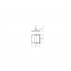 Светильник светодиодный Quadro Store 55/7500 7500лм 55Вт 3000К IP54 70Ra Кп«5 лира Diora DQS55-3K-L