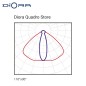 Светильник светодиодный Quadro Store 55/7500 7500лм 55Вт 3000К IP54 70Ra Кп«5 лира Diora DQS55-3K-L