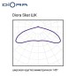 Светильник светодиодный Skat Glass 150/24000 ШК 24000лм 150Вт 3000К IP66 0.95PF 70Ra Kп«1 консоль Diora DSG150-ShK-3K-C