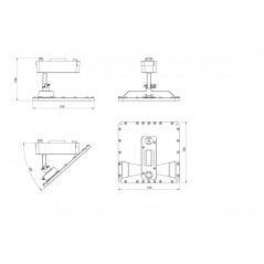 Светильник светодиодный Quadro Track 30/4300 Г80 30Вт 3000К IP40 4300лм 0.95PF 85Ra Кп«1 White Diora DQT30-G80-3K-W