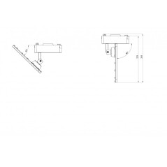 Светильник светодиодный Quadro Track 30/4300 Г80 30Вт 3000К IP40 4300лм 0.95PF 85Ra Кп«1 White Diora DQT30-G80-3K-W