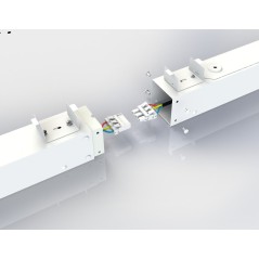 Светильник светодиодный Box SE 70/8000 opal-1500 70Вт 4900К IP40 8000лм 0.95Pf 80Ra Кп«1 White clip транзит Diora DBSE70-O-5K-WC