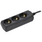 Удлинитель 3х3м с заземл. 10А IP20 У03 250В ПВС 3х1 черн. GENERICA WYP10-10-03-03-Z-K02-G Удлинитель 3х3м с заземл. 10А IP20 У03 250В ПВС 3х1 черн. GENERICA WYP10-10-03-03-Z-K02-G