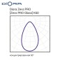 Светильник светодиодный Zevs PRO Glass 400/55000 К60 55000лм 500Вт 4000К IP66 0.95PF 70Ra Кп«1 лира Diora DZPROG400K60-5K-L