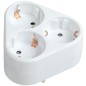 Разветвитель 3-м 16А IP20 Т-01/03 2P+PE треугольн. бел. IEK WTP10-16-03-Z-K01 Разветвитель 3-м 16А IP20 Т-01/03 2P+PE треугольн. бел. IEK WTP10-16-03-Z-K01