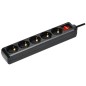 Удлинитель 5х3м с заземл. 16А IP20 У05К 250В ПВС 3х1 черн. IEK WYP10-16-05-03-ZK-K02 Удлинитель 5х3м с заземл. 16А IP20 У05К 250В ПВС 3х1 черн. IEK WYP10-16-05-03-ZK-K02