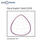 Светильник светодиодный Quadro Track2 56/9000 Д100 56Вт 4000К IP40 9000лм 0.95PF 85Ra Кп«1 бел. Diora DQ2T56-D100-4K-W