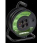 Удлинитель на катушке 4х50м 16А IP20 УК50 2P+PE 3х1.5 термозащита GENERICA WKP20-16-04-50-G