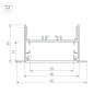 Угол SL-LINIA65-F-135 металл Arlight 030123