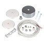 Подвес токопроводящий ARL-SL-ROUND-D70-360deg вертикальный (провод 2х0.5) Arlight 037772
